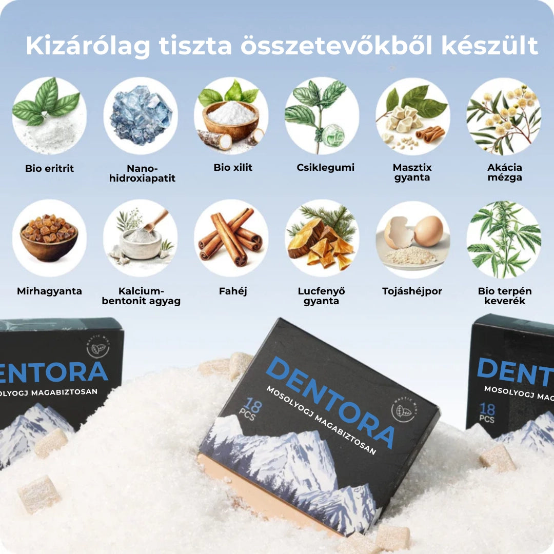 Dentora™️ - Remineralizáló Rágó