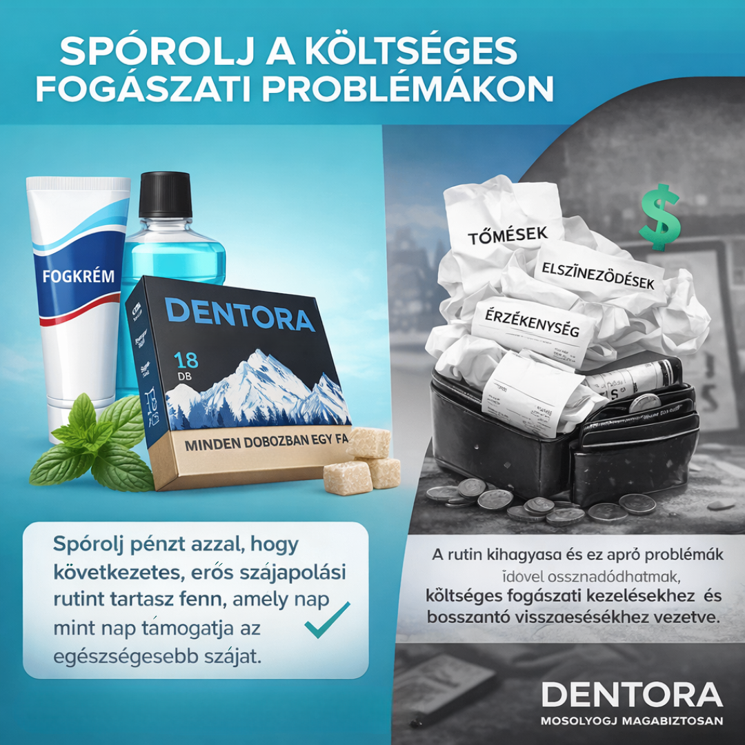 Dentora™️ - Remineralizáló Rágó