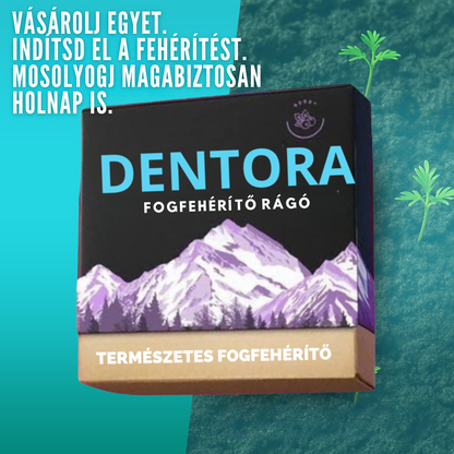 Dentora™ – Fogfehérítő rágógumi